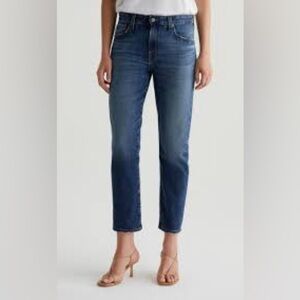 Ag Adriano Goldschmied Aged Ex boyfriend Slim Dark Blue Ankle Jeans Sz 32R